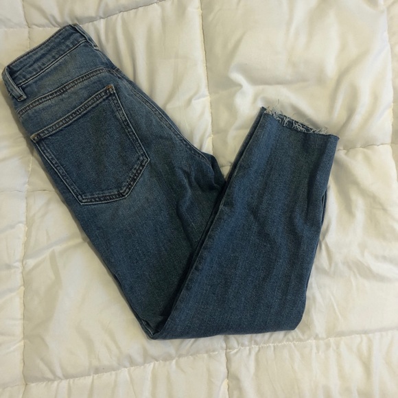 ASOS raw hem cropped jeans - Picture 2 of 2